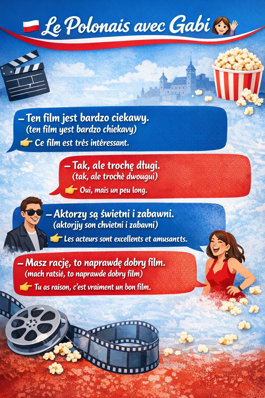 Le Polonais avec Gabi - Au cinéma