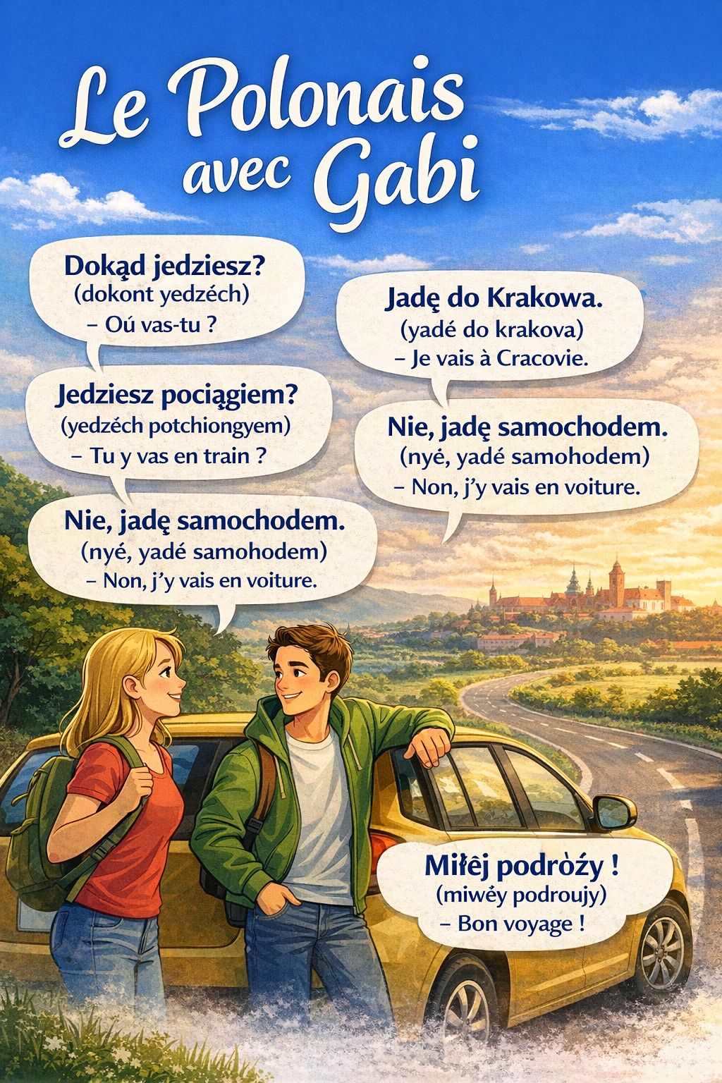 Le Polonais avec Gabi - En voyage à Cracovie