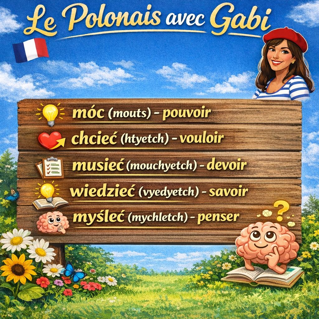 Le Polonais avec Gabi - Les verbes essentiels